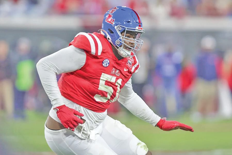 Zxavian Harris 'was looking at the end zone' after first college