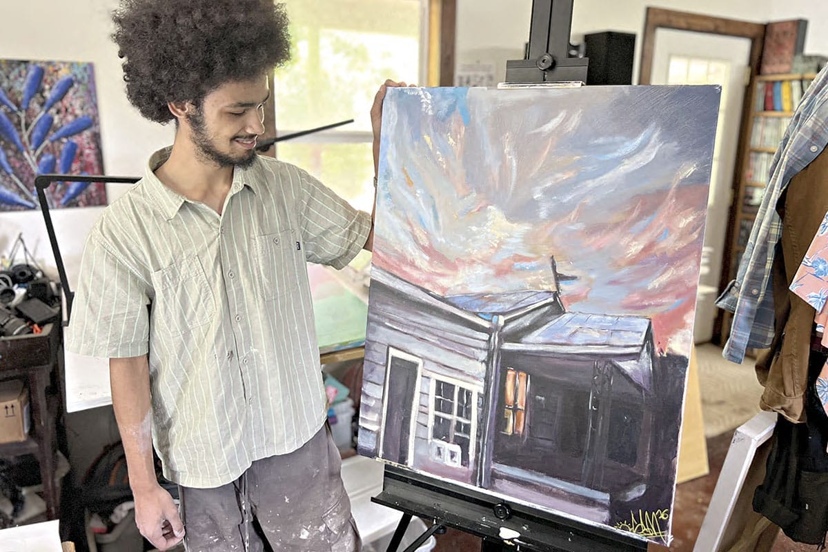 From creek clay to fine ceramics, a young artist finds his path